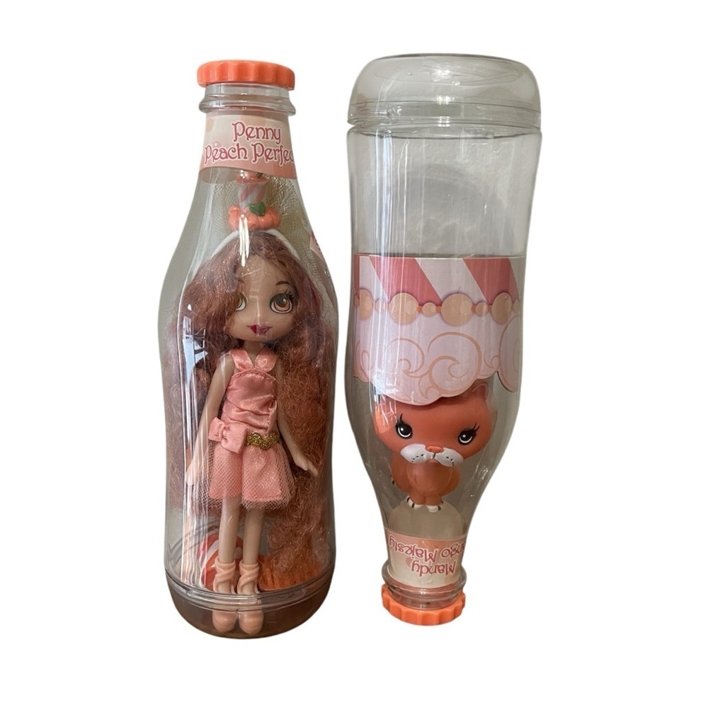 Yummi Land Soda Pop Doll Pet Penny Peach Perfection Mandy Mango Majesty 2 Pc Set